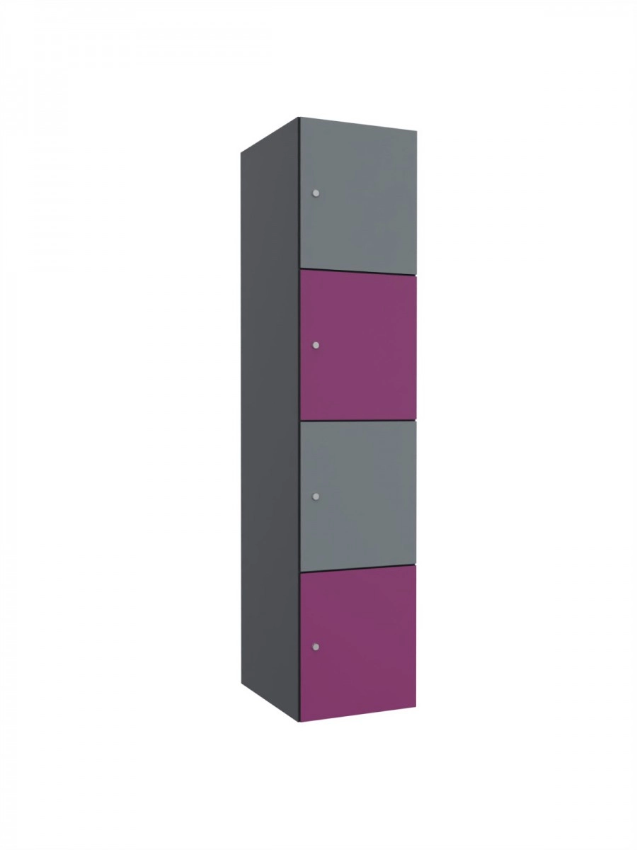 Modulaire metalen kast met HPL