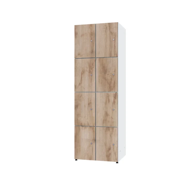 Modulaire metalen kast met HPL