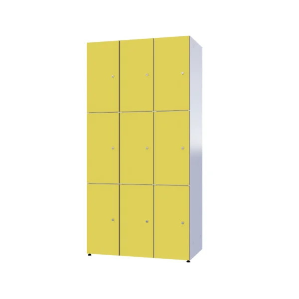 Modulaire metalen kast met HPL