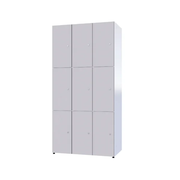 Modulaire metalen kast met HPL