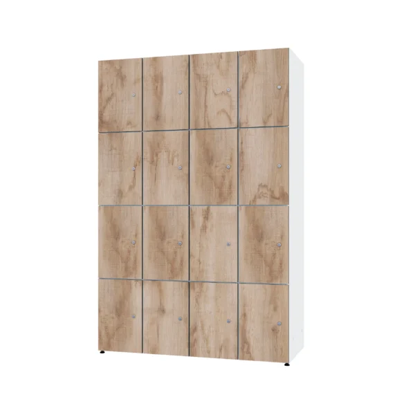 Modulaire metalen kast met HPL