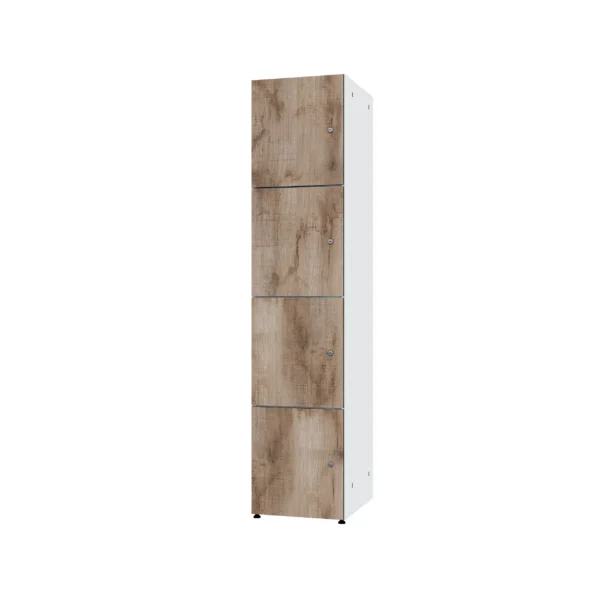 Modulaire metalen kast met HPL