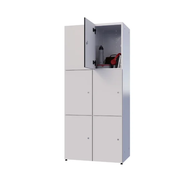 Modulaire metalen kast met HPL