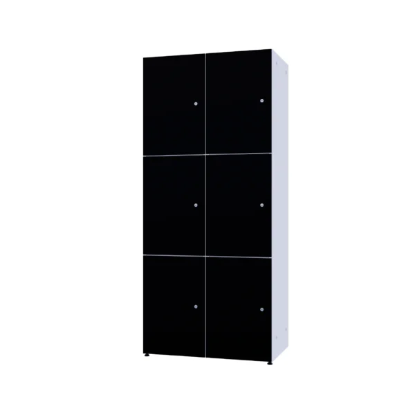 Modulaire metalen kast met HPL