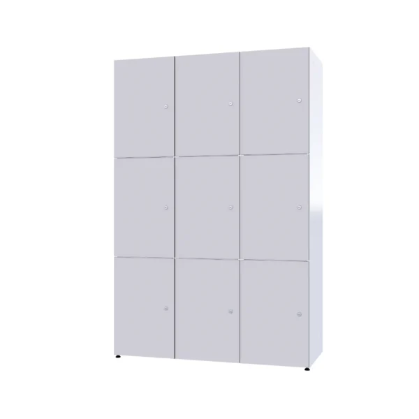 Modulaire metalen kast met HPL