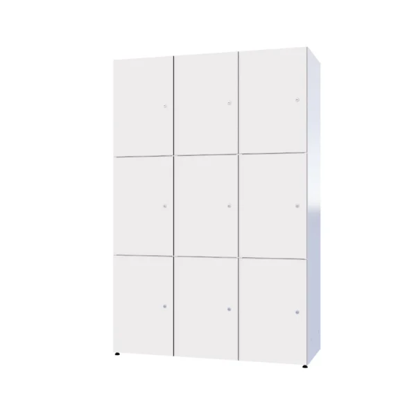 Modulaire metalen kast met HPL