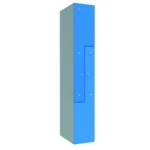 Modulaire metalen locker met glas