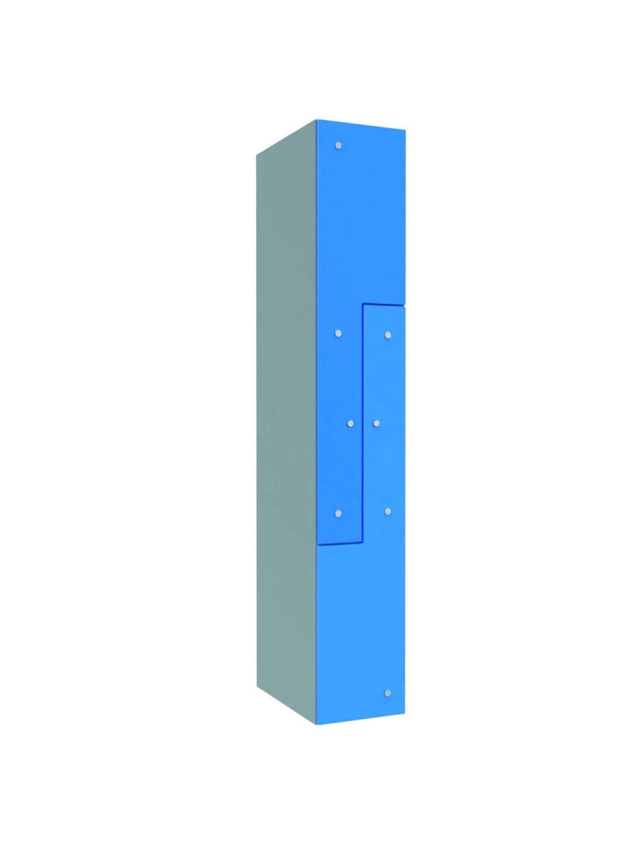 Modulaire metalen locker met glas