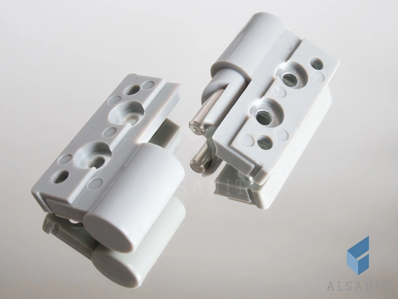 Scharnier voor toiletcabines 10-28mm, grijs TAUCETI