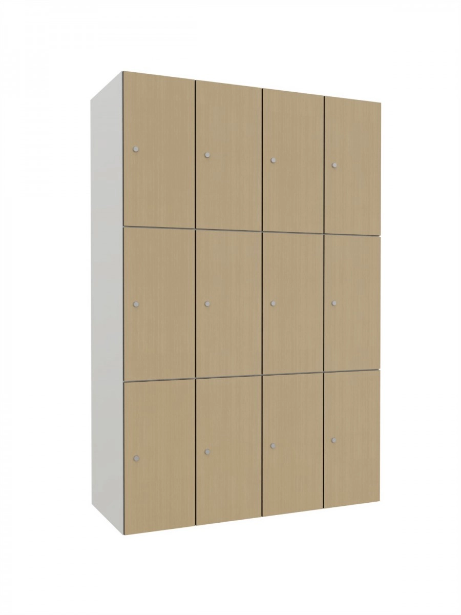 Modulaire metalen kast met HPL